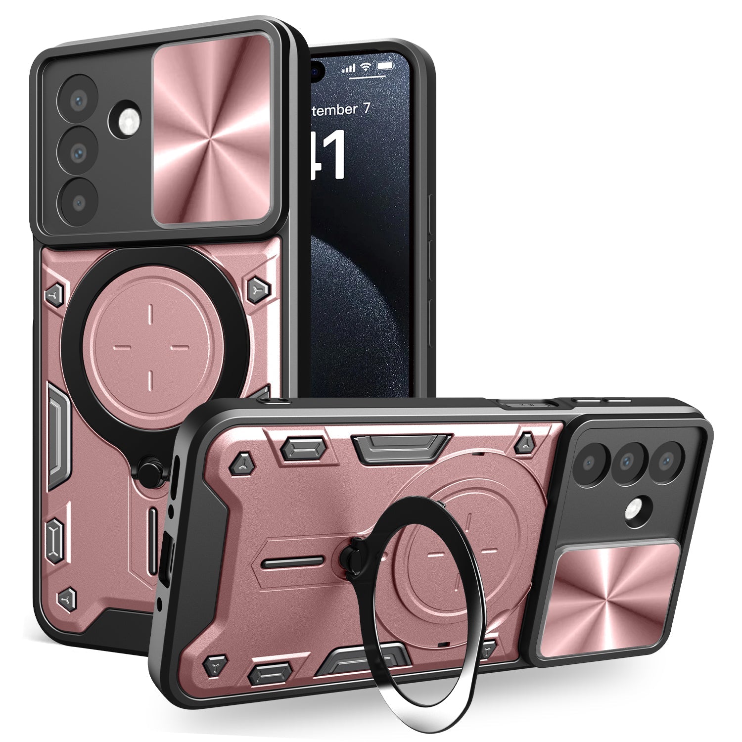 Galaxy A17 5g Heavy Duty Case [Rose Gold]