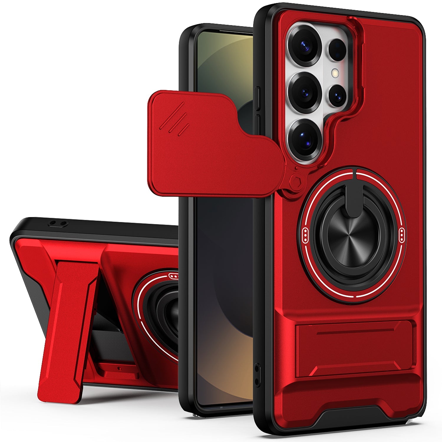 Galaxy S26 Ultra Magsafe Sliding Cover Case [Red]