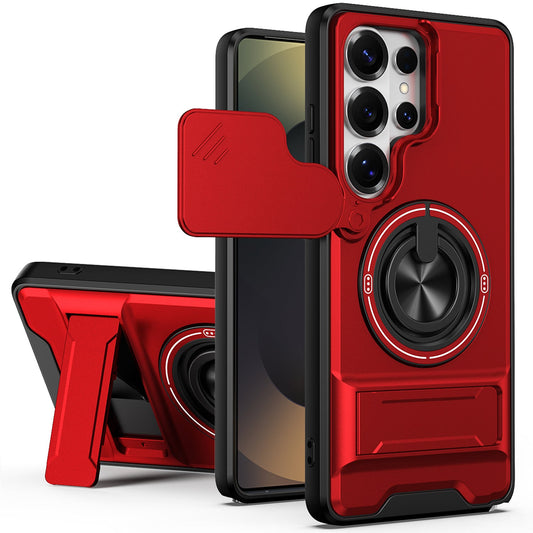 Galaxy S26 Ultra Magsafe Sliding Cover Case [Red]