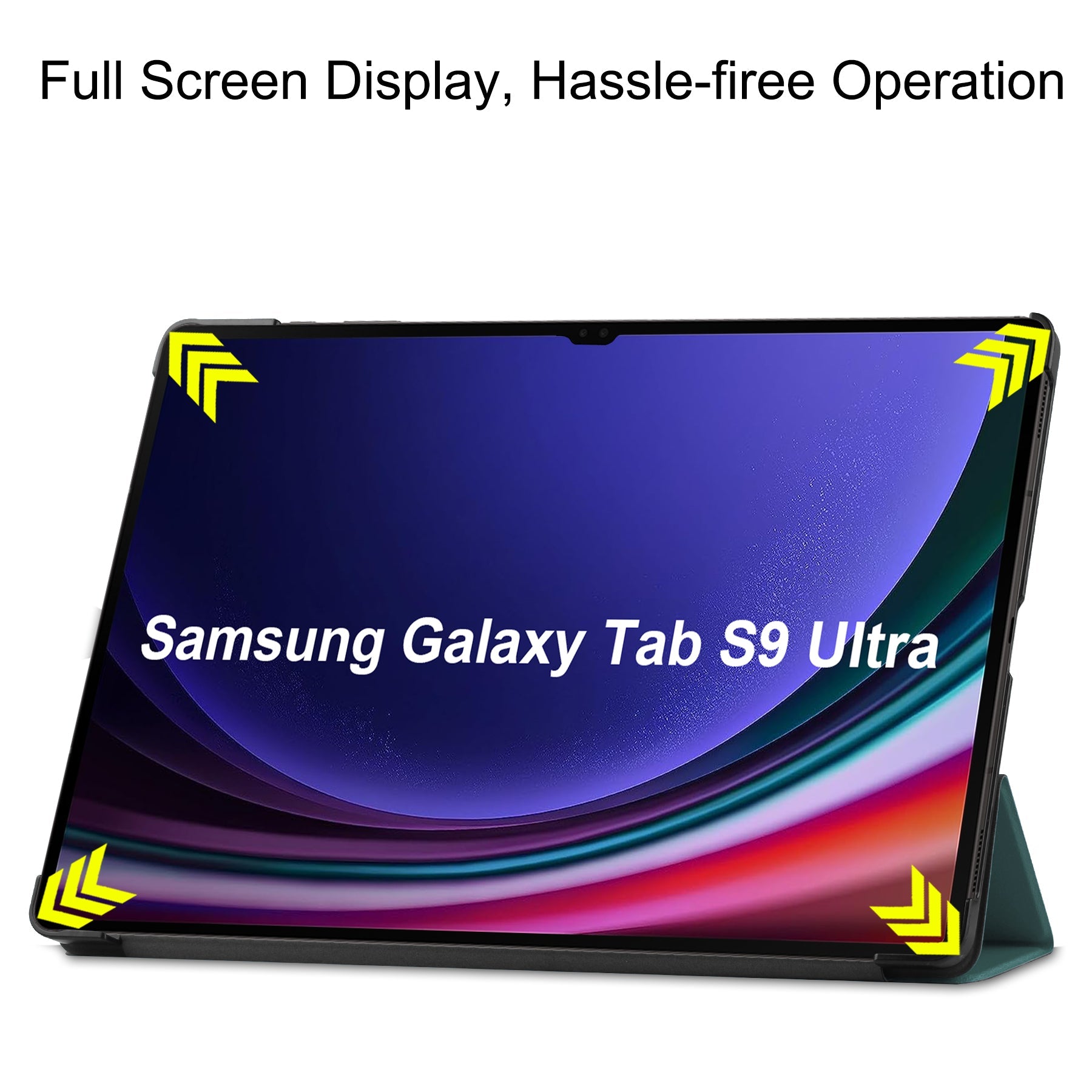 Galaxy Tab S10 Ultra X920 Tri-fold Pu Case [Teal]