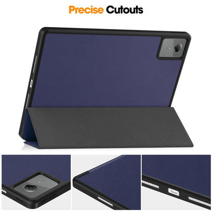 Lenovo Idea Tab Plus 12.1 2025 Tri-fold Pen Holder Case [Navy]
