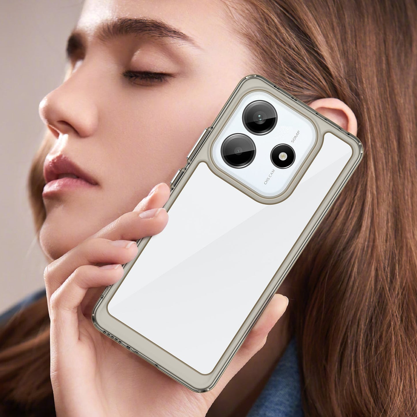 Xiaomi Redmi Note 14 5G Soft Gel Case [Clear Grey]