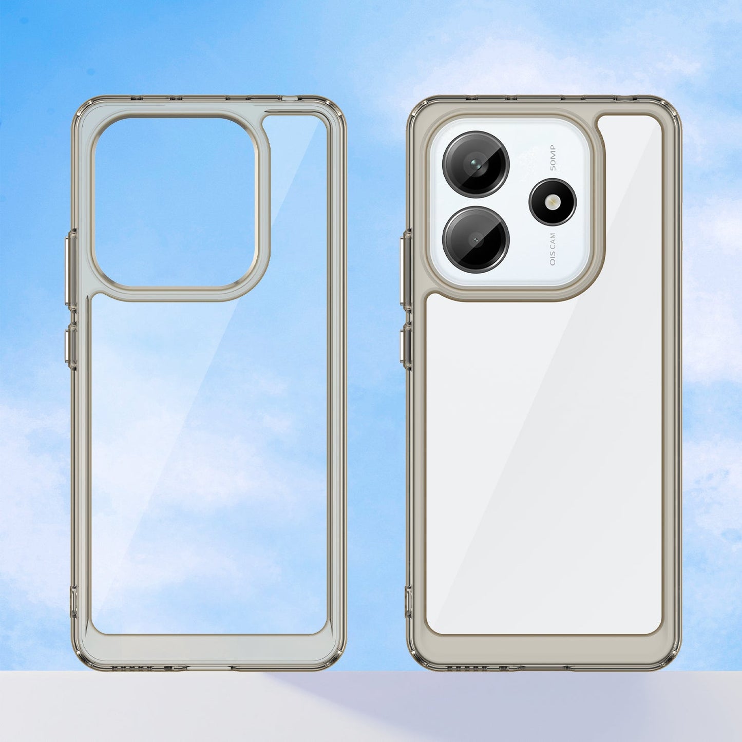 Xiaomi Redmi Note 14 5G Soft Gel Case [Clear Grey]