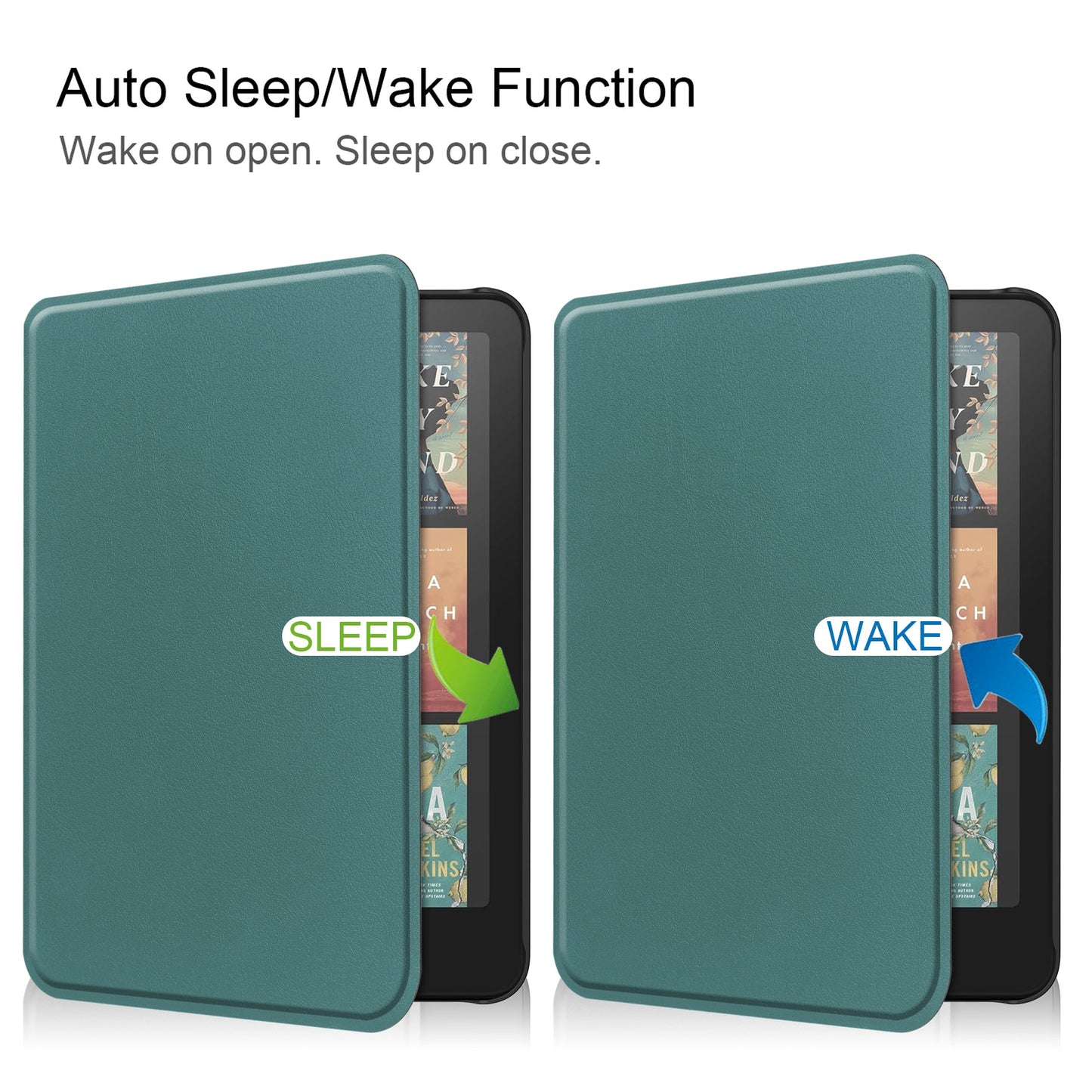 Kindle Colorsoft Tri-fold Pu Case [Teal]
