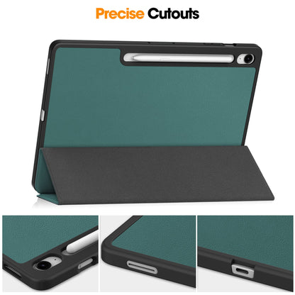 Tab S10Fe Plus Tri-Fold Pen Holder Case [Teal]