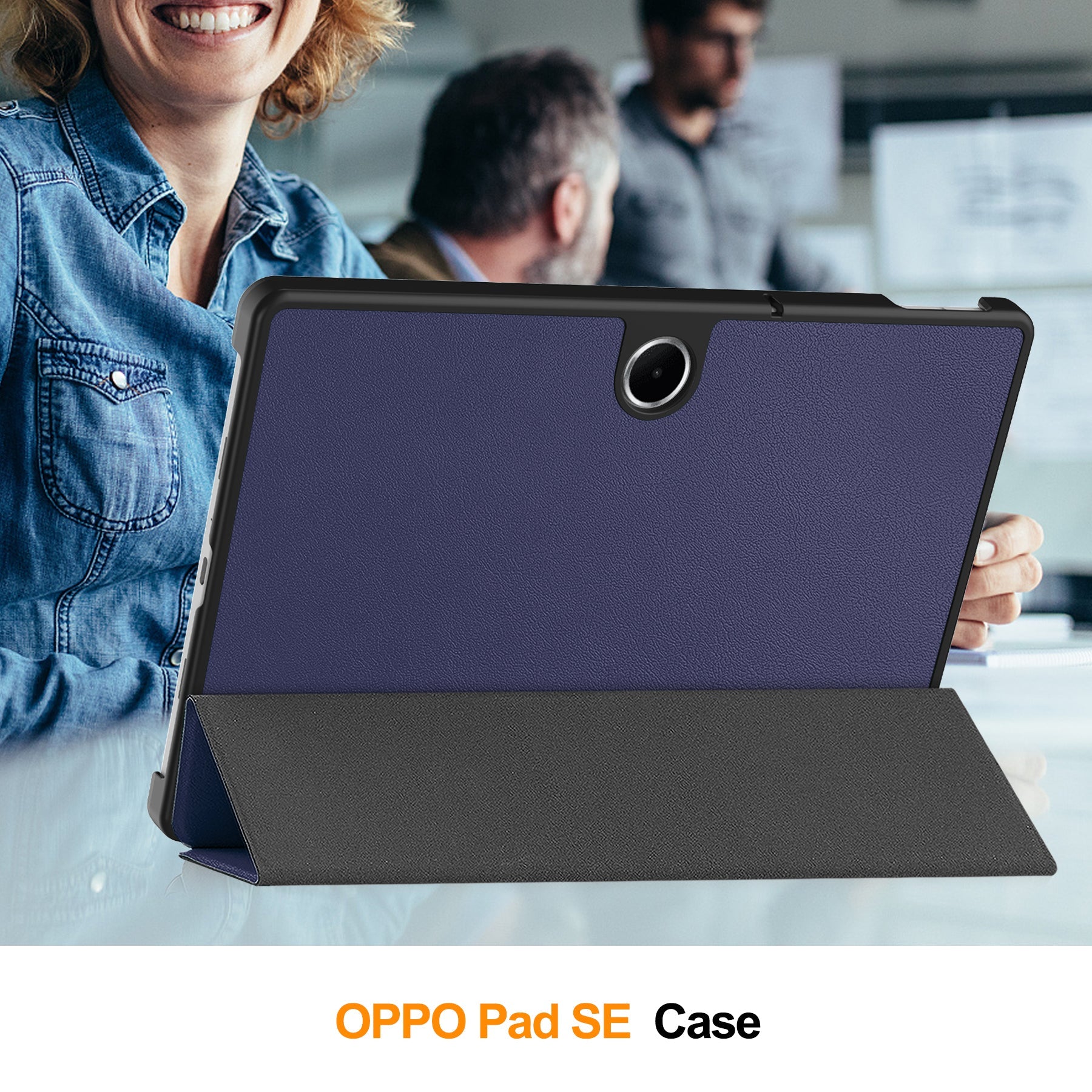 Oppo Pad Se 11" Tri-fold Pu Case [Navy]