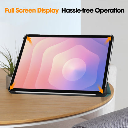 Galaxy Tab S11 Tri-fold Pu Case [Teal]