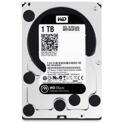 Wd_Black 1Tb. Hdd 3.5" Sata 64Mb Cache 7200Rpm 5Yrs Wty