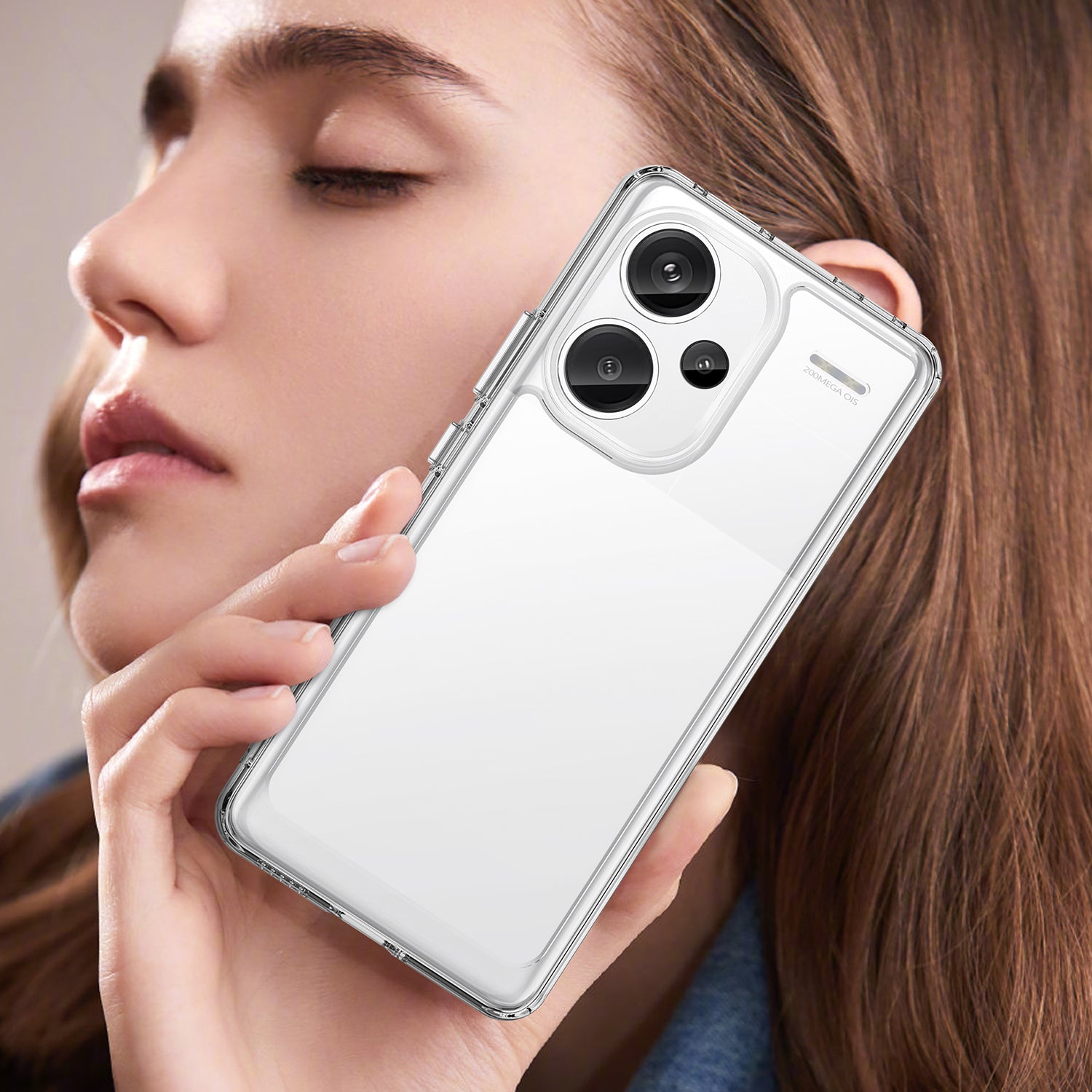 Xiaomi Redmi Note 13 Pro+ 5G Soft Gel Bumper Case [Clear]