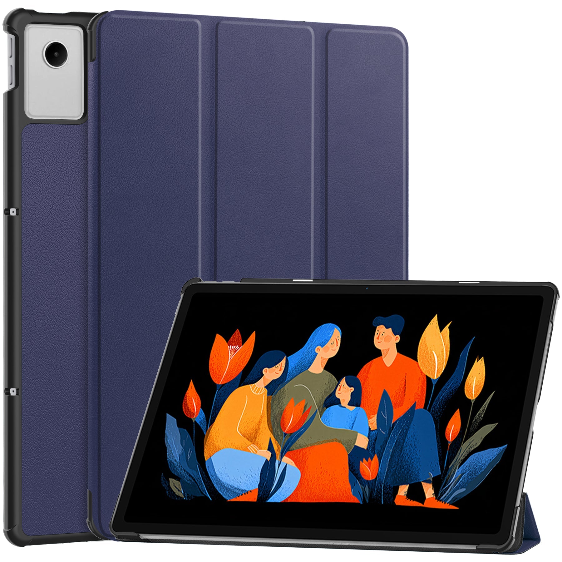 Lenovo Tab Plus 12.1 2025 Tri-fold Pu Case [Navy]