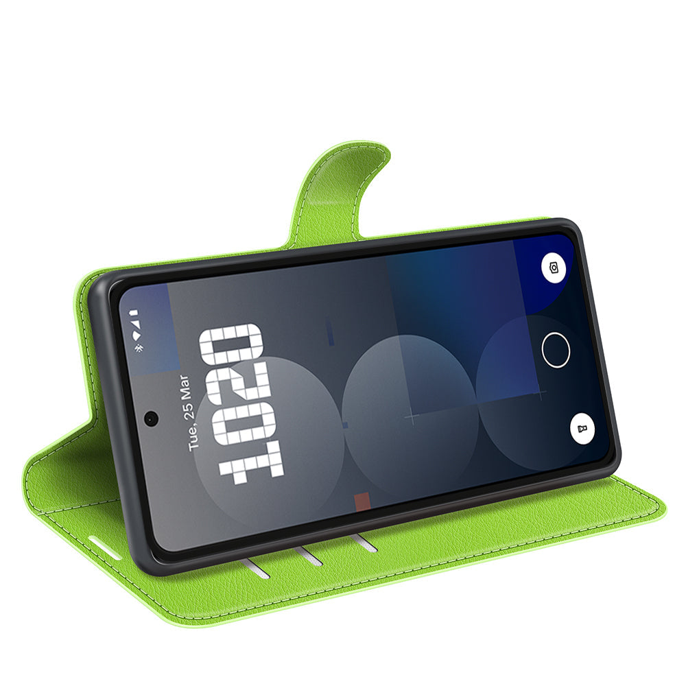 Nothing Phone (3A) Pro Pu Wallet Case [ Green ]