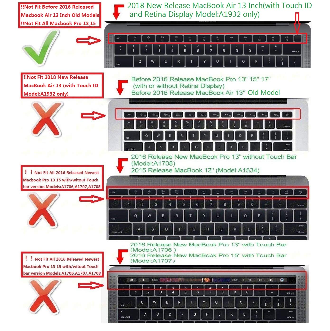 Macbook Air 13" (2018-2019) A1932