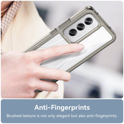 Oppo Reno 12 Soft Gel Bumper Case [Clear Grey]