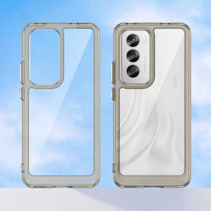 Oppo Reno 12 Soft Gel Bumper Case [Clear Grey]