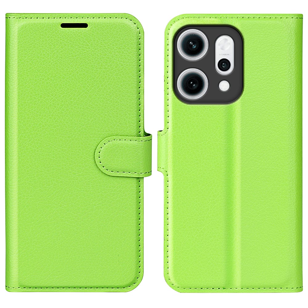 Oppo Reno 14 5g Pu Wallet Case [Green]