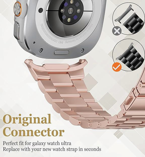 Samsung Galaxy Watch Ultra 47Mm Stainless Steel Strap [Rosegold]