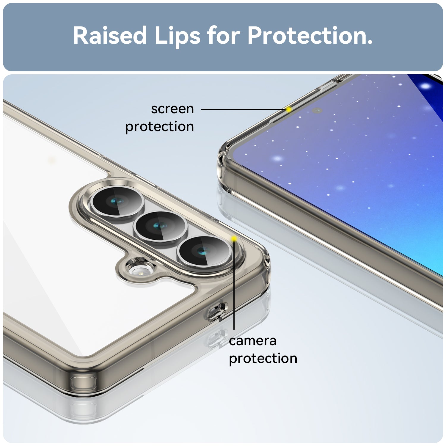Galaxy S26 Soft Gel Case [Clear Grey]