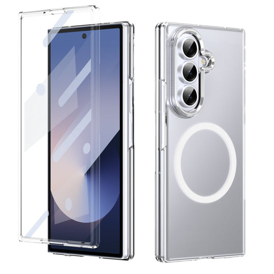 Galaxy Z Fold 7 Clear Magsafe Case [Silver]