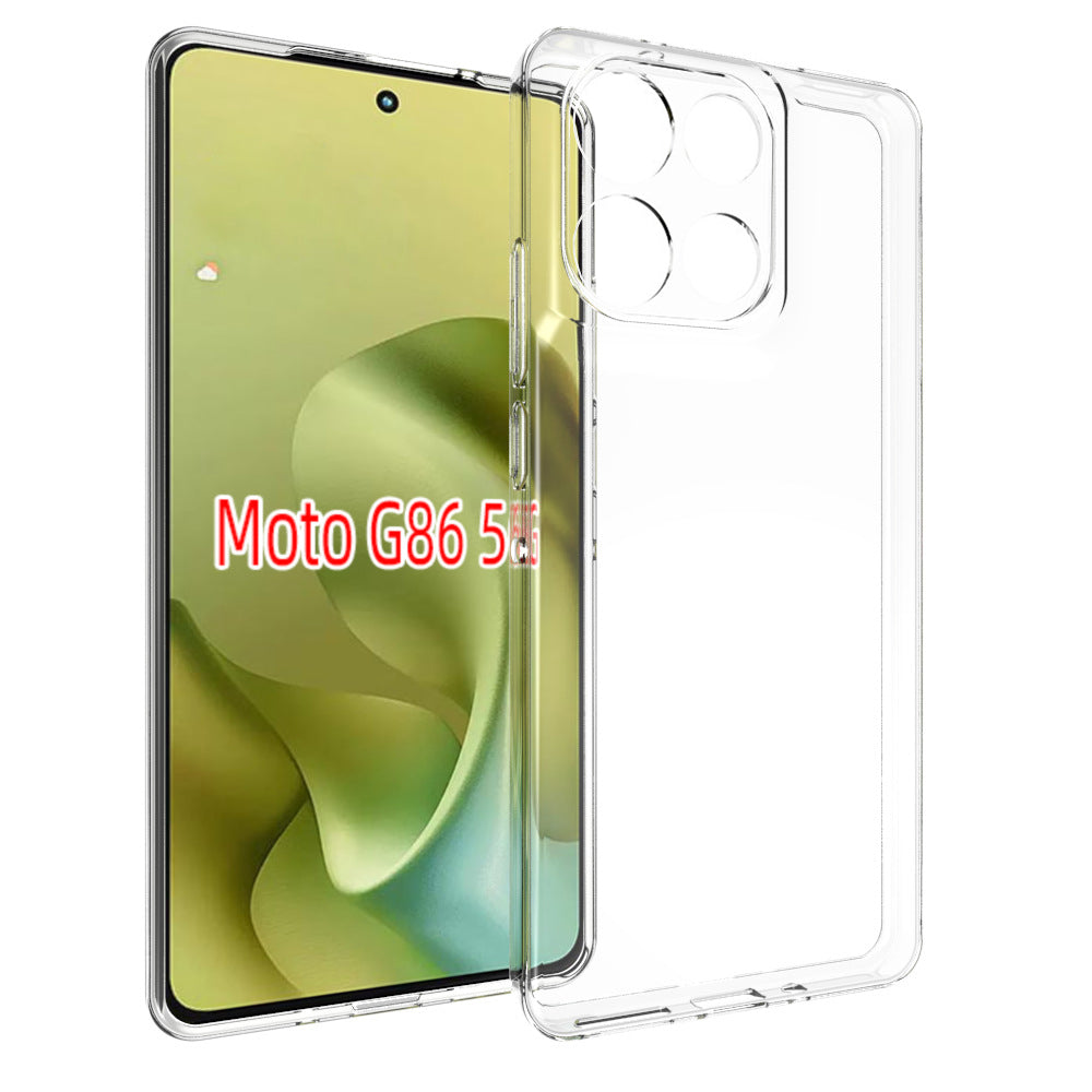 Moto G86 Soft Gel Case [Clear]