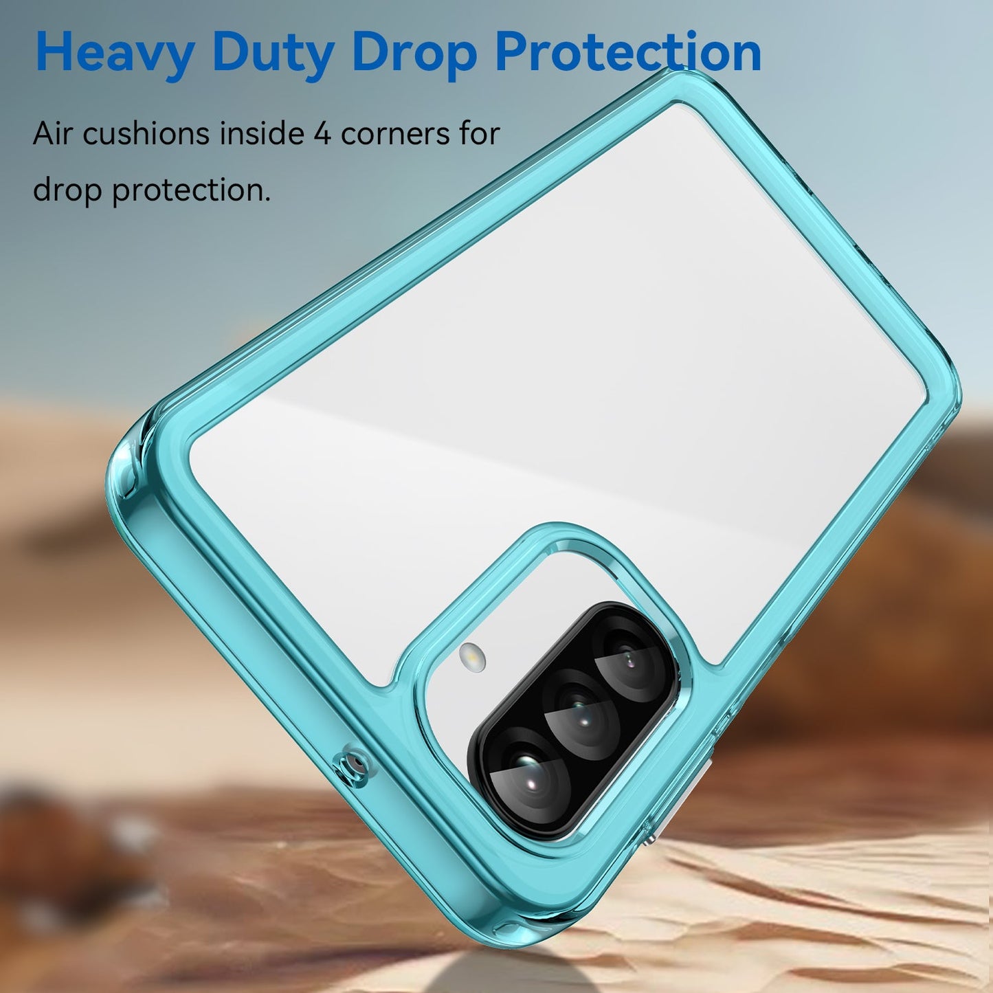 Samsung Galaxy A26 5G Soft Gel Case [Clear Blue]