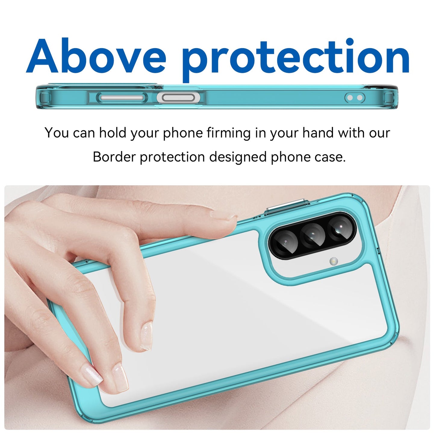 Samsung Galaxy A26 5G Soft Gel Case [Clear Blue]