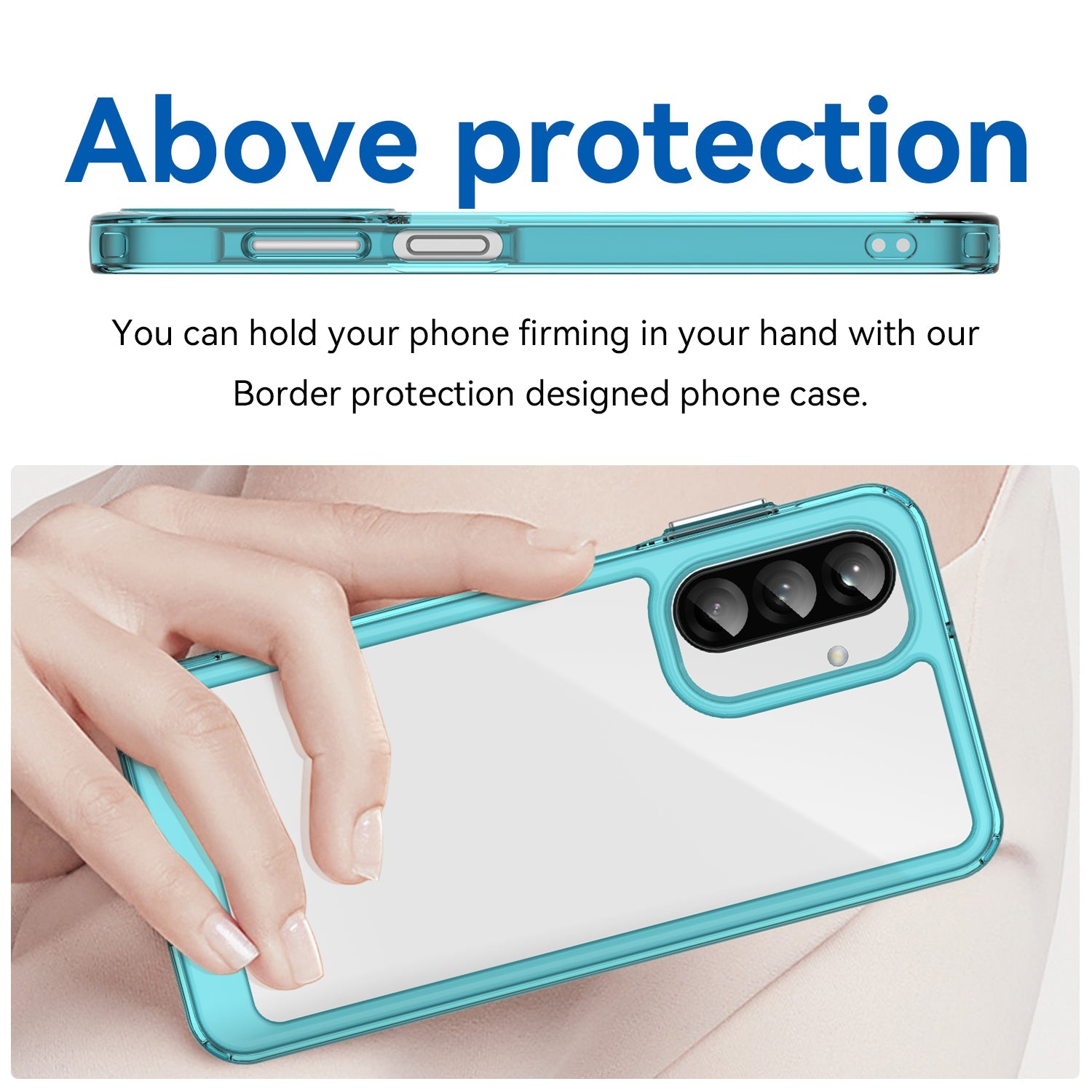 Samsung Galaxy A26 5G Soft Gel Case [Clear Blue]