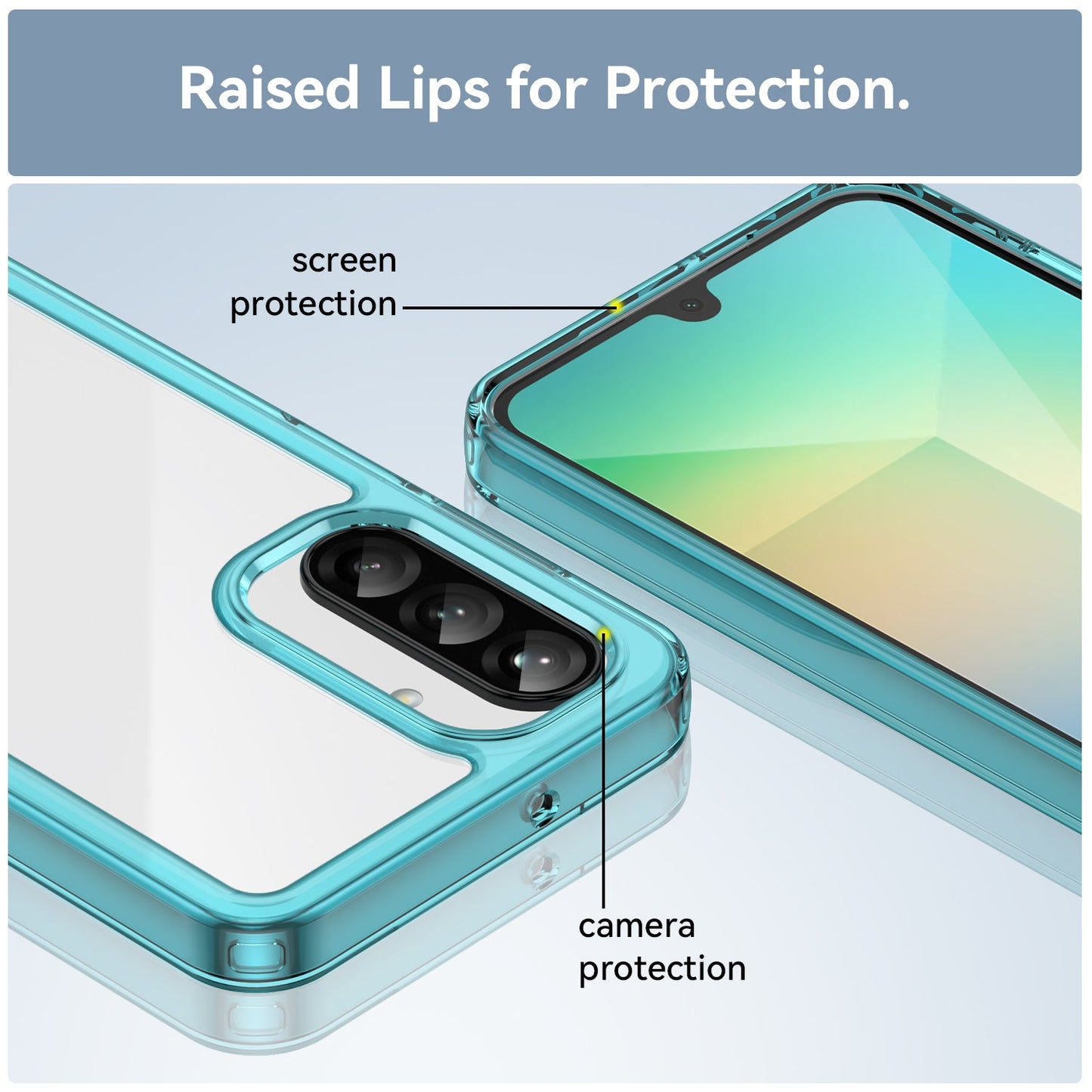 Samsung Galaxy A26 5G Soft Gel Case [Clear Blue]