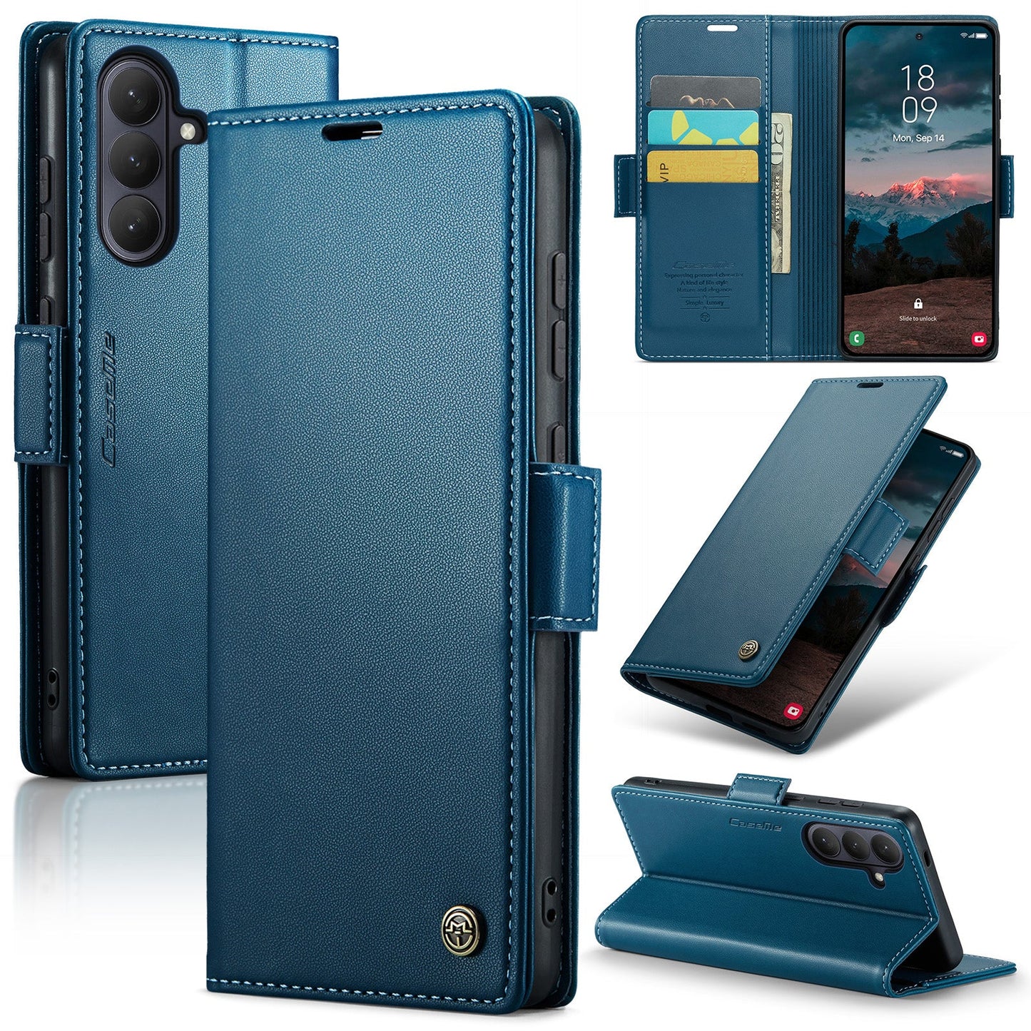 Galaxy S26 Plus Pu Wallet Case [Navy]