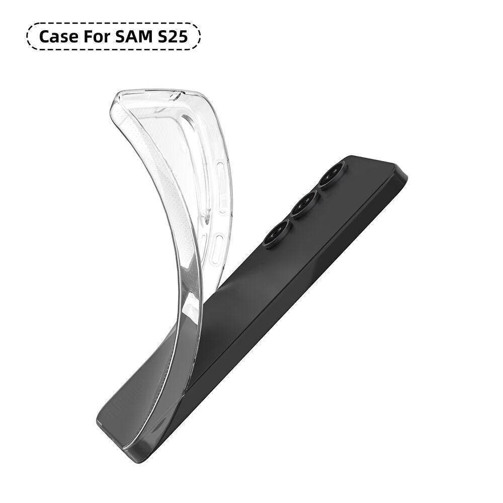 Galaxy S25 Soft Gel Case [Clear]