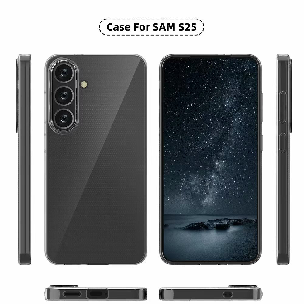 Galaxy S25 Soft Gel Case [Clear]