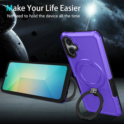 Galaxy A06 4G Kickstand Heavy Duty Case [Purple]