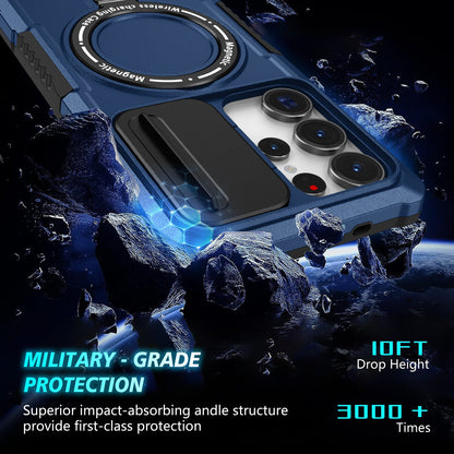 Galaxy S25 Ultra Magsafe Sliding Cover Case [Navy]