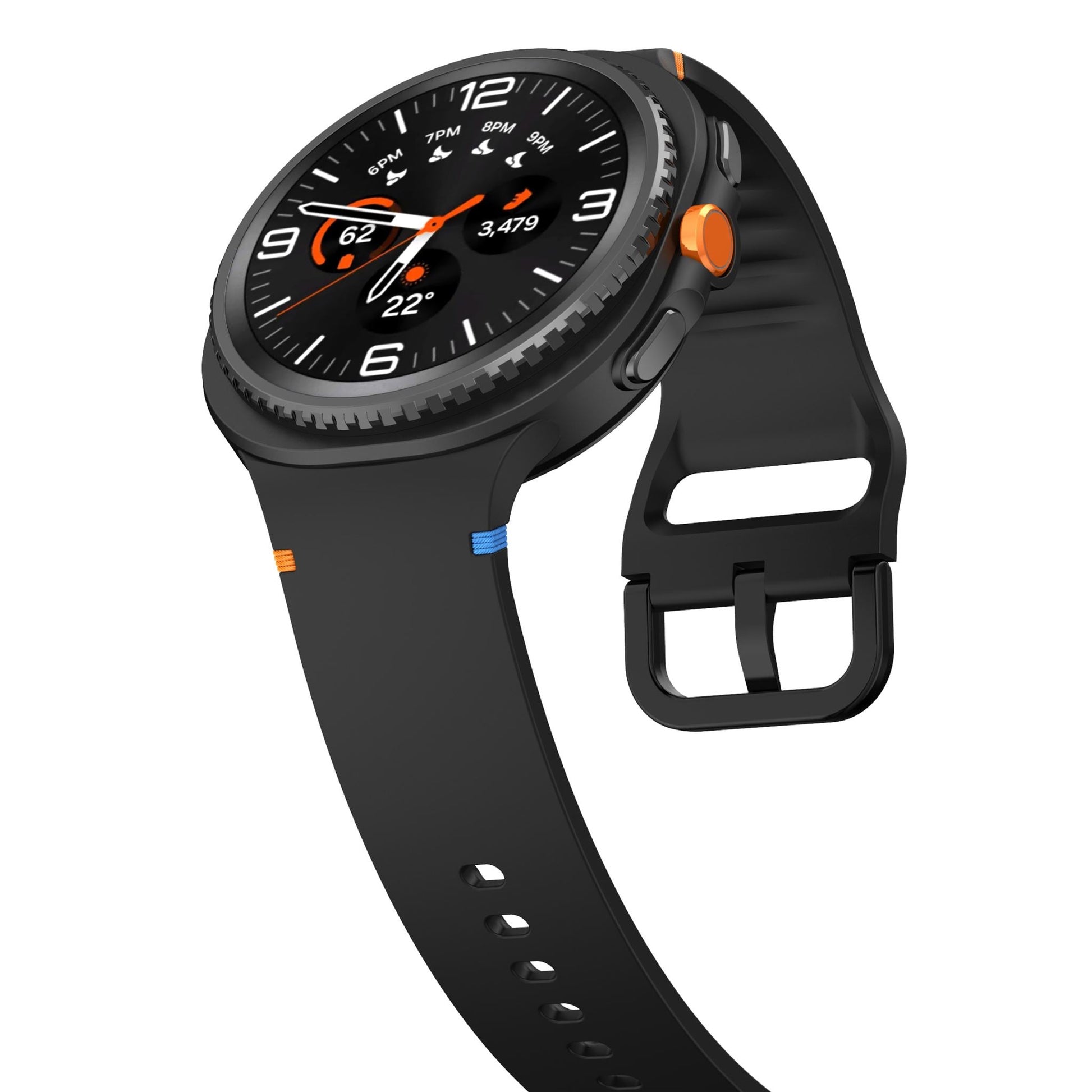 Samsung Galaxy Watch 8 Silicone Strap [Black]