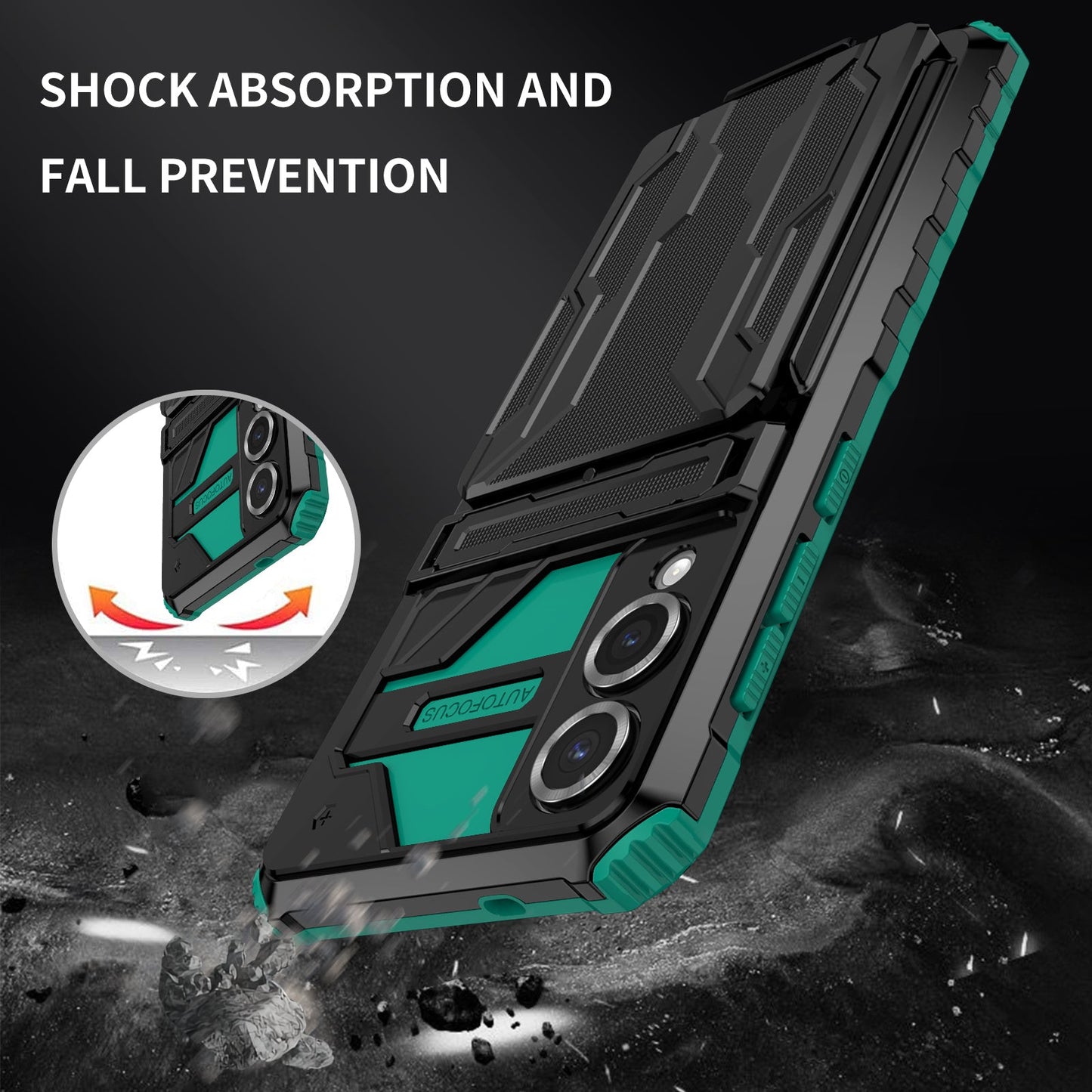 Galaxy S25 Edge Heavy Duty Case [Teal]