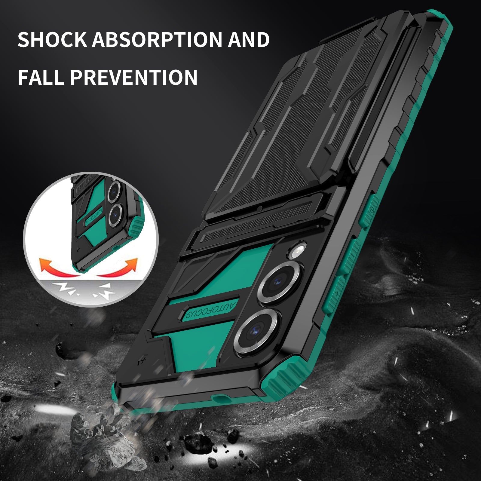 Galaxy S25 Edge Heavy Duty Case [Teal]