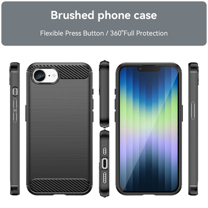 Apple iPhone 16E Carbon Fibre Case [Black]