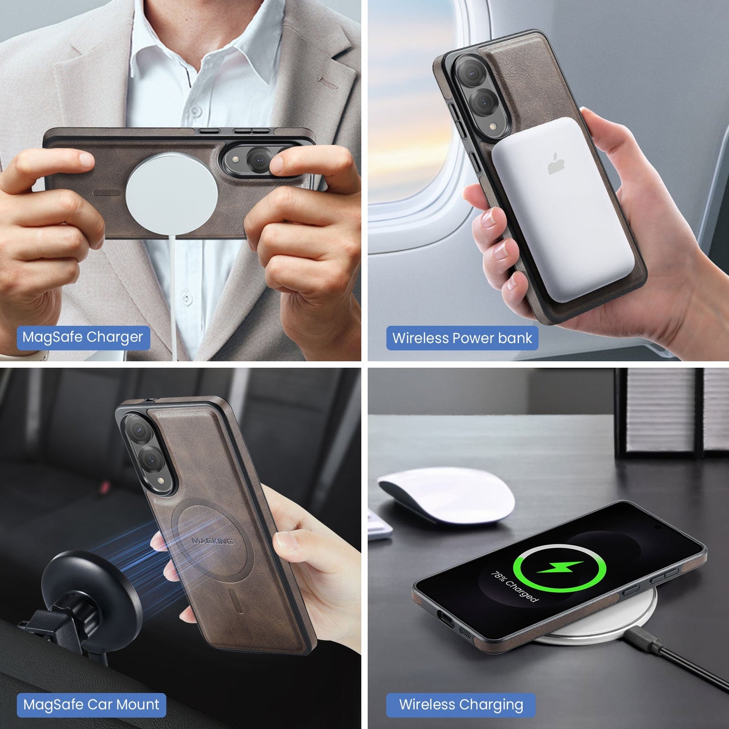 Galaxy S25 Edge Magsafe Wallet [Coffee]