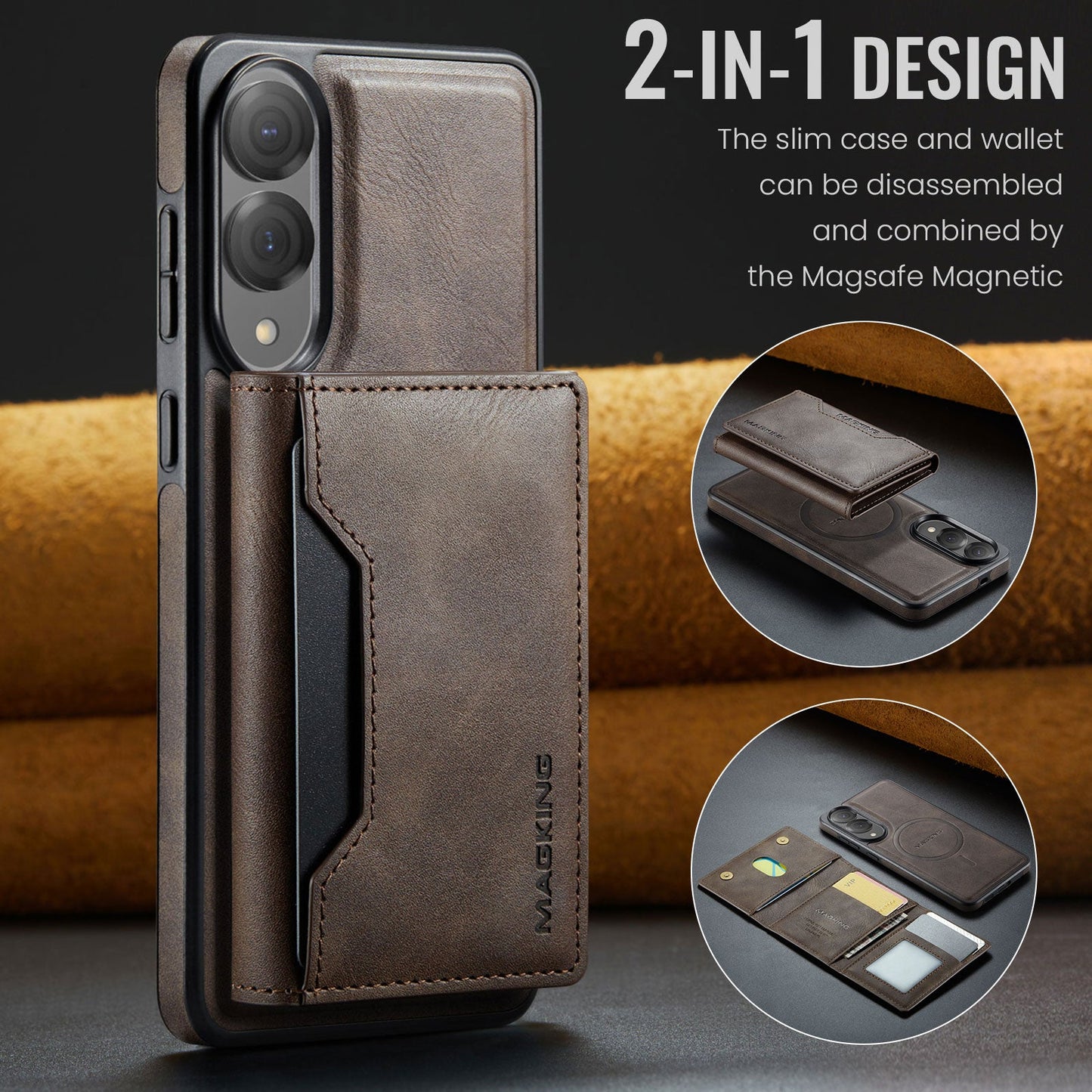 Galaxy S25 Edge Magsafe Wallet [Coffee]