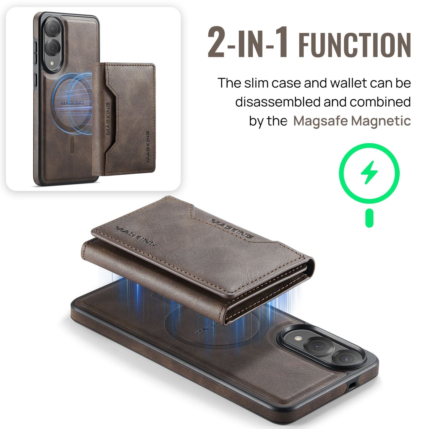 Galaxy S25 Edge Magsafe Wallet [Coffee]