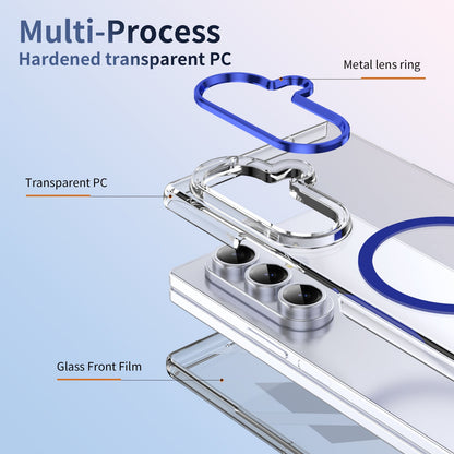 Galaxy Z Fold 7 Clear Magsafe Case [Blue]