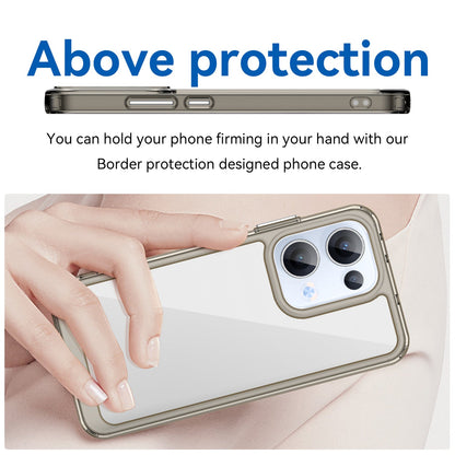 Oppo Reno 13 5G Soft Gel Case [Clear Grey]