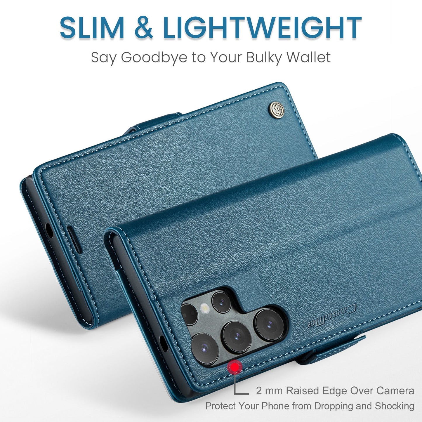 Galaxy S25 Ultra Pu Wallet Case [Navy]