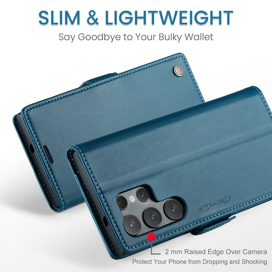 Galaxy S25 Ultra Pu Wallet Case [Navy]