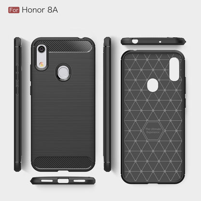 Huawei Y6s Carbon Fibre Case Navy