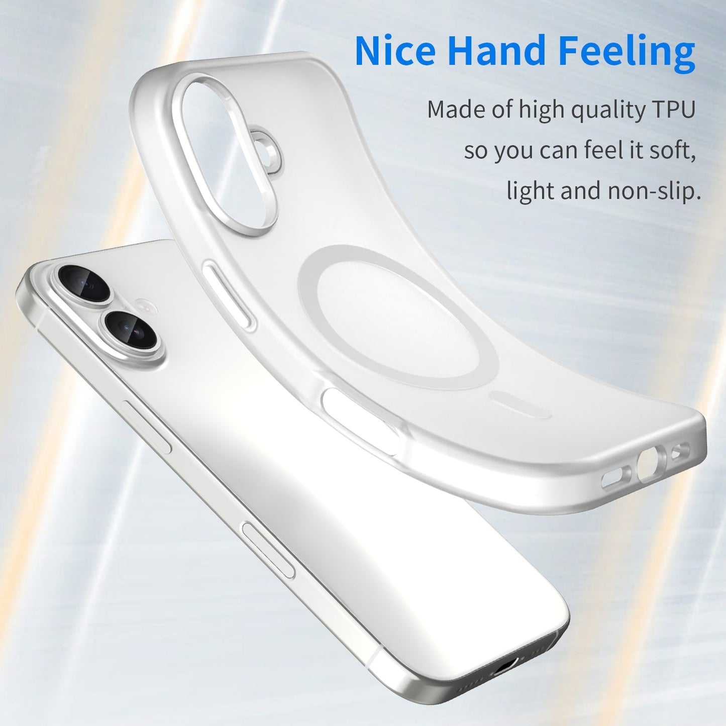 Iphone 17 Magsafe Soft Matte Case [White]