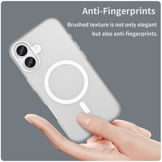 Iphone 17 Magsafe Soft Matte Case [White]