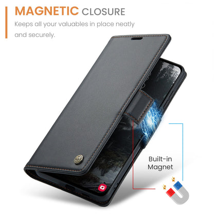 Galaxy S25 Edge Pu Wallet Case [Black]