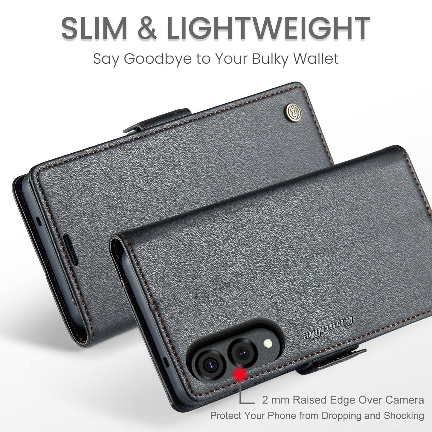 Galaxy S25 Edge Pu Wallet Case [Black]