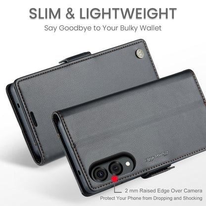 Galaxy S25 Edge Pu Wallet Case [Black]