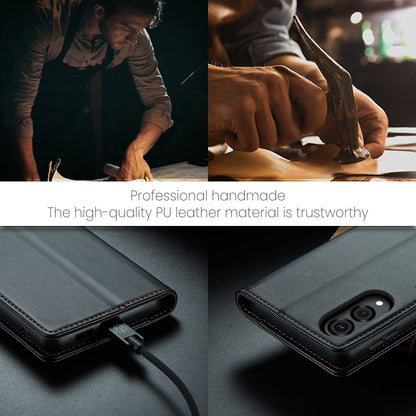 Galaxy S25 Edge Pu Wallet Case [Black]